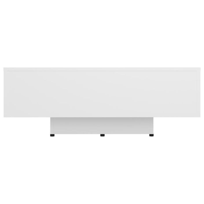 Table basse Blanc 85x55x31 cm - Photo n°4