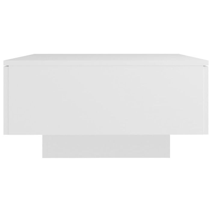 Table basse blanche 90x60x31 cm Leva - Photo n°5