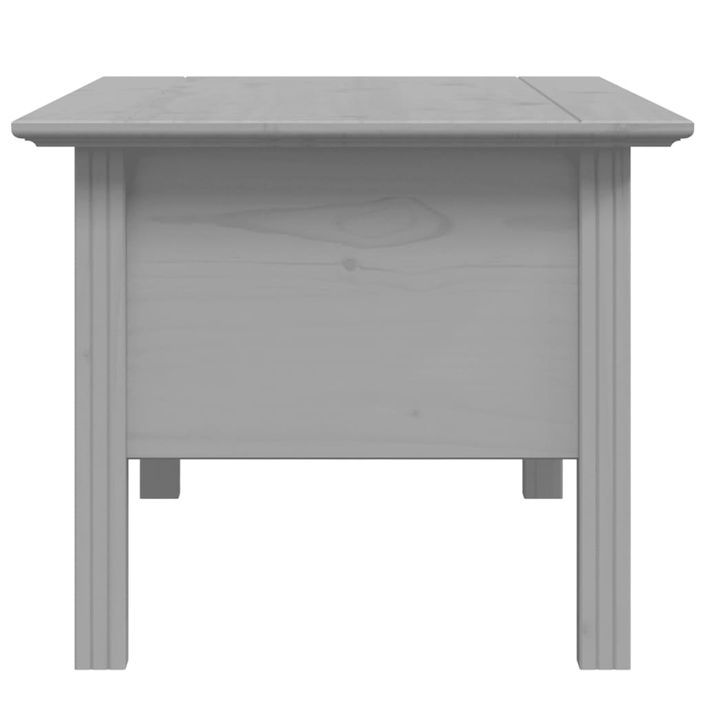 Table basse BODO gris 100x55x45 cm bois de pin massif - Photo n°5