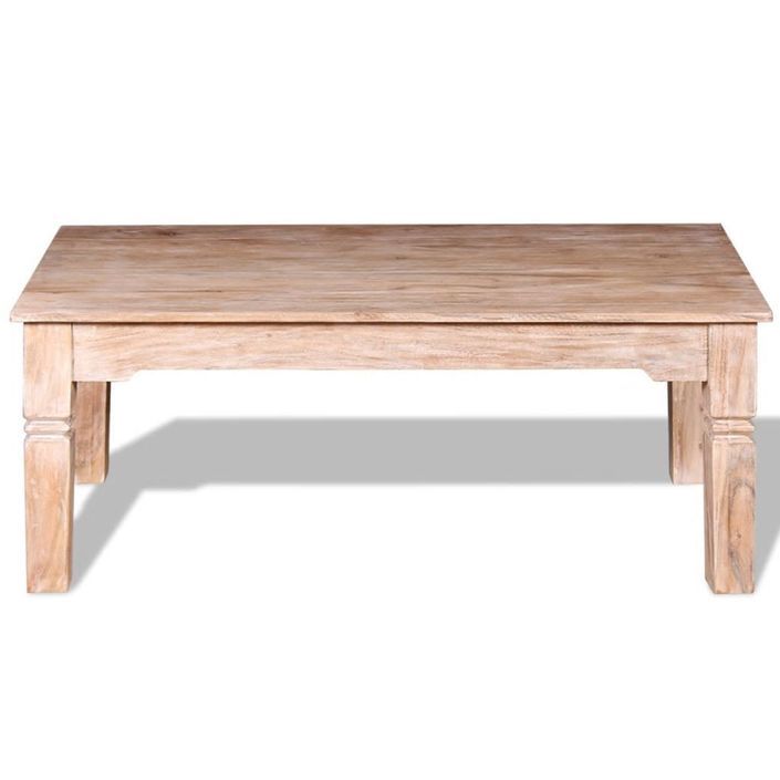 Table basse Bois d'acacia 110 x 60 x 45 cm - Photo n°6