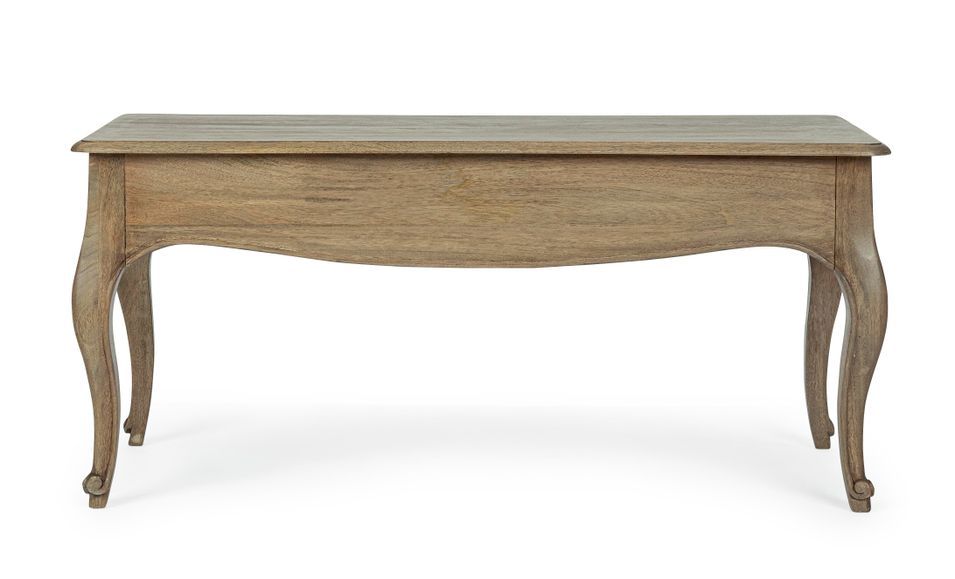 Table basse bois de manguier massif finition naturelle Domika 110 cm - Photo n°6