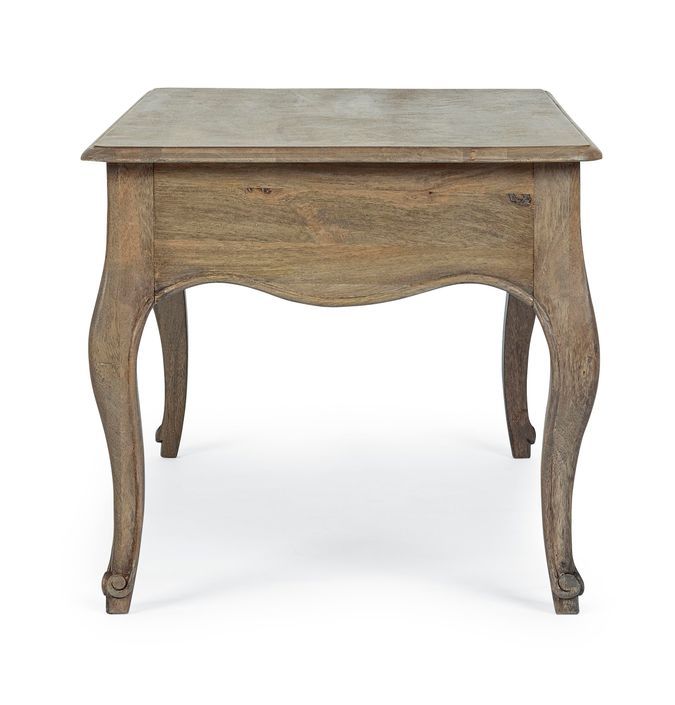 Table basse bois de manguier massif finition naturelle Domika 110 cm - Photo n°7