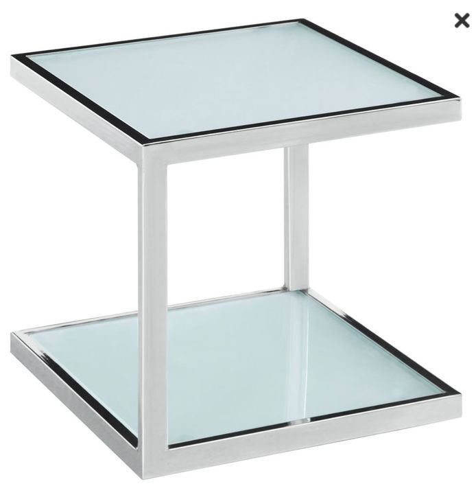 Table basse carrée modulable Noir et Blanc Kiabi - Photo n°2