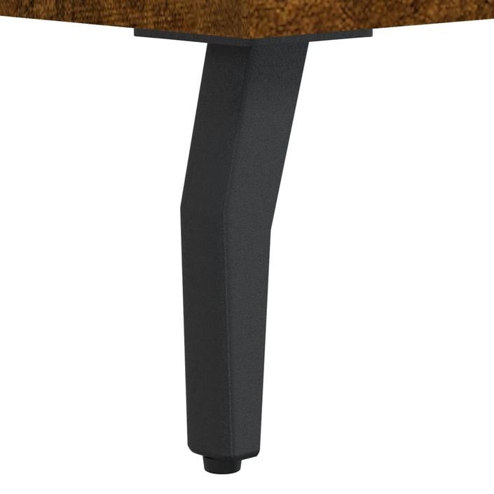 Table basse chêne fumé 90x50x40 cm bois d'ingénierie - Photo n°11