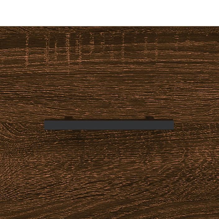 Table basse chêne marron 102x50x40 cm bois d'ingénierie - Photo n°10