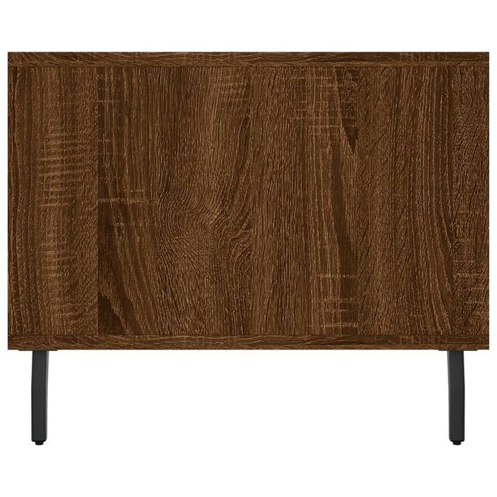 Table basse chêne marron 102x50x40 cm bois d'ingénierie - Photo n°6