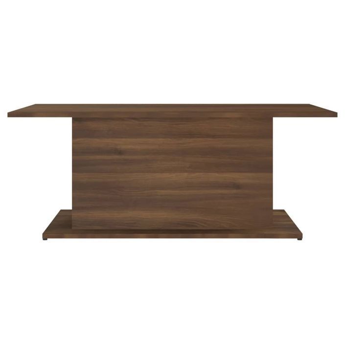 Table basse Chêne marron 102x55,5x40 cm - Photo n°5