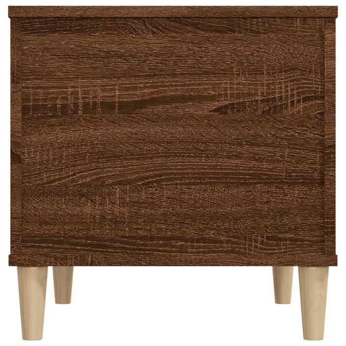 Table basse Chêne marron 60x44,5x45 cm Bois d'ingénierie - Photo n°8