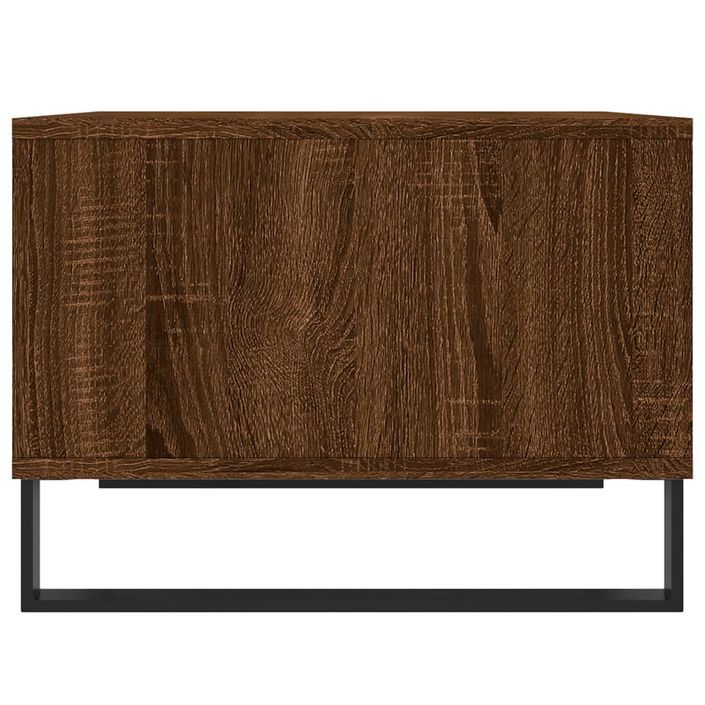 Table basse Chêne marron 60x50x36,5 cm Bois d'ingénierie - Photo n°5