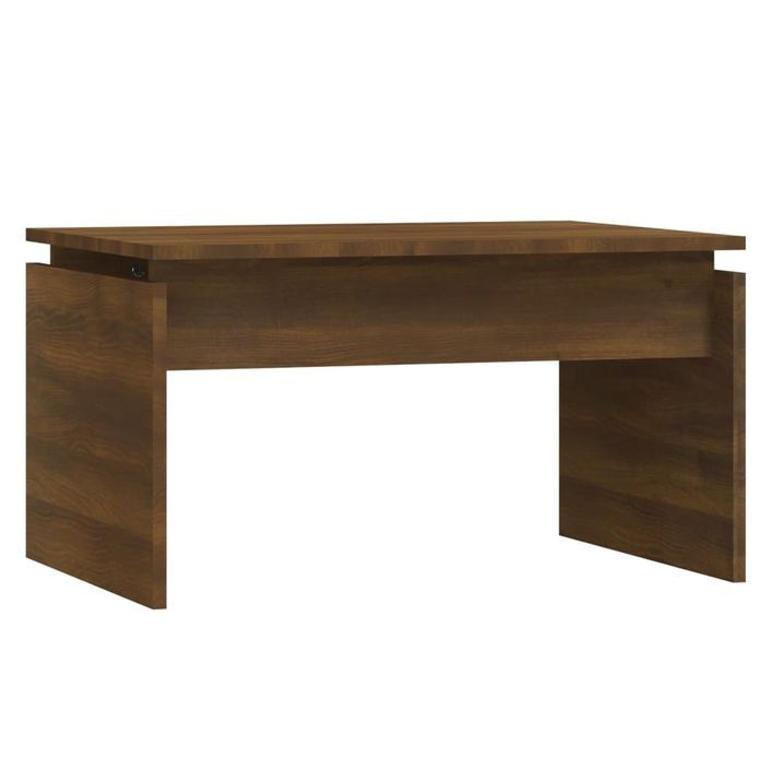 Table basse Chêne marron 68x50x38 cm Bois d'ingénierie - Photo n°1