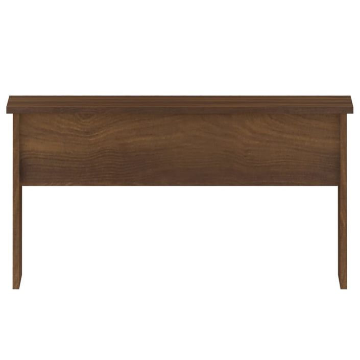 Table basse Chêne marron 80x50,5x41,5 cm Bois d'ingénierie - Photo n°4