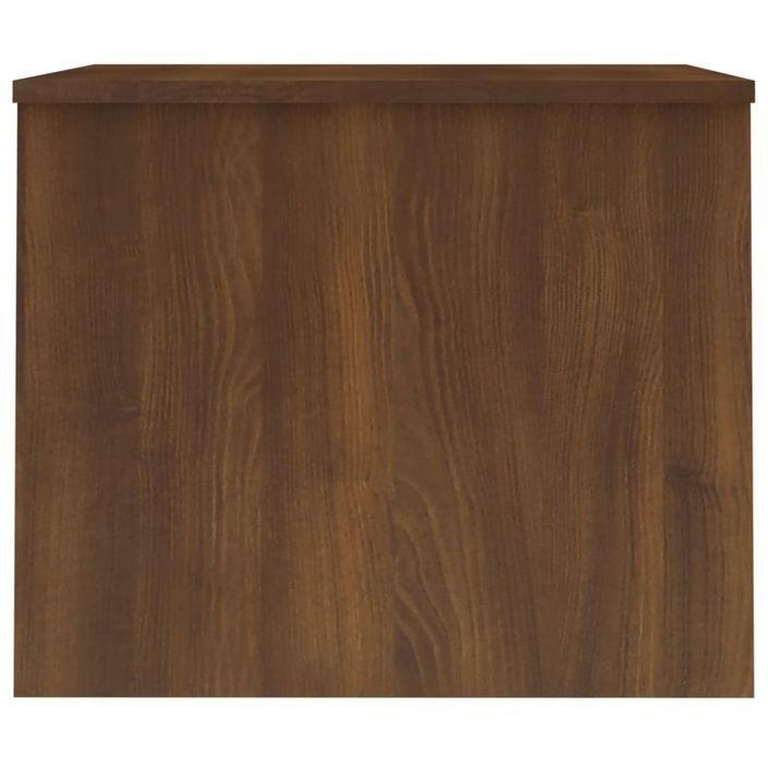 Table basse Chêne marron 80x50,5x41,5 cm Bois d'ingénierie - Photo n°5