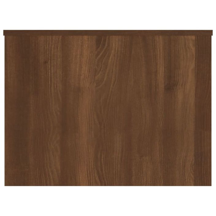 Table basse Chêne marron 80x55,5x41,5 cm Bois d'ingénierie - Photo n°5