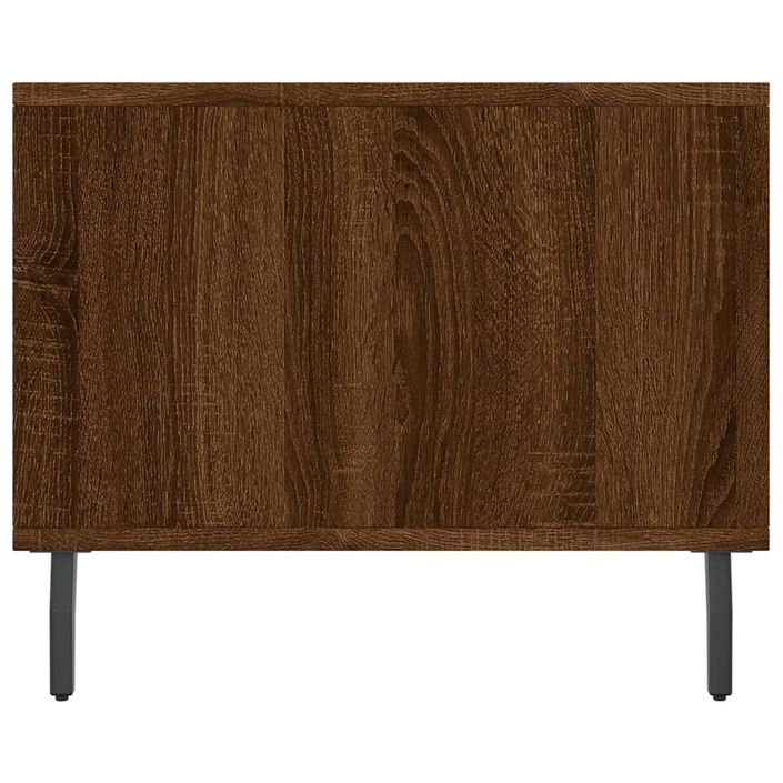 Table basse chêne marron 90x50x40 cm bois d'ingénierie - Photo n°7