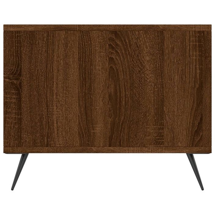 Table basse chêne marron 90x50x40 cm bois d'ingénierie - Photo n°7