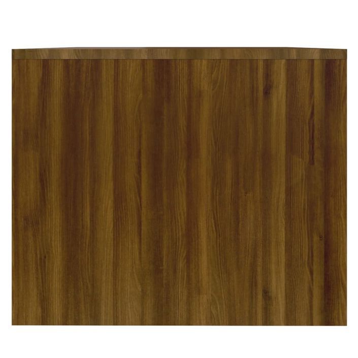 Table basse Chêne marron 90x50x41,5 cm Bois d'ingénierie - Photo n°6