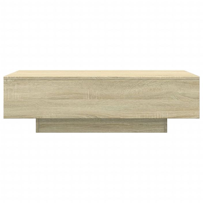 Table basse chêne sonoma 100x49,5x31 cm bois d'ingénierie - Photo n°4