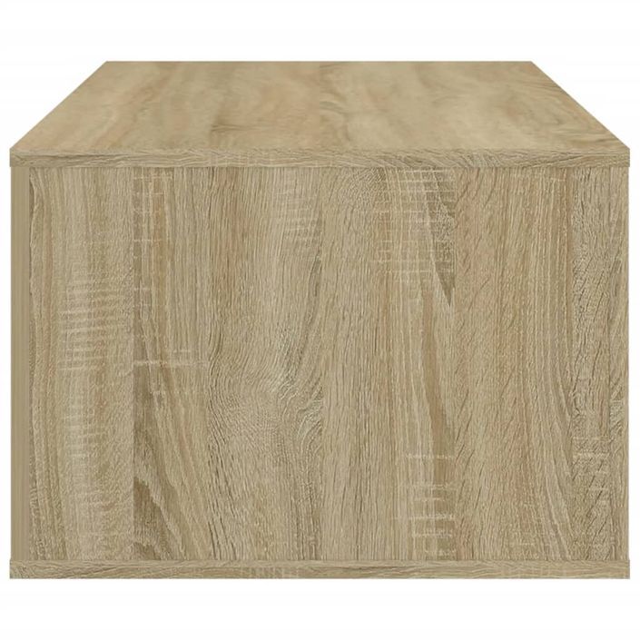 Table basse Chêne sonoma 100x50,5x35 cm Bois d'ingénierie - Photo n°8