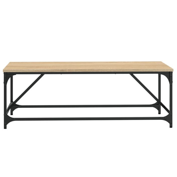 Table basse Chêne sonoma 100x50x35 cm Bois d'ingénierie - Photo n°4