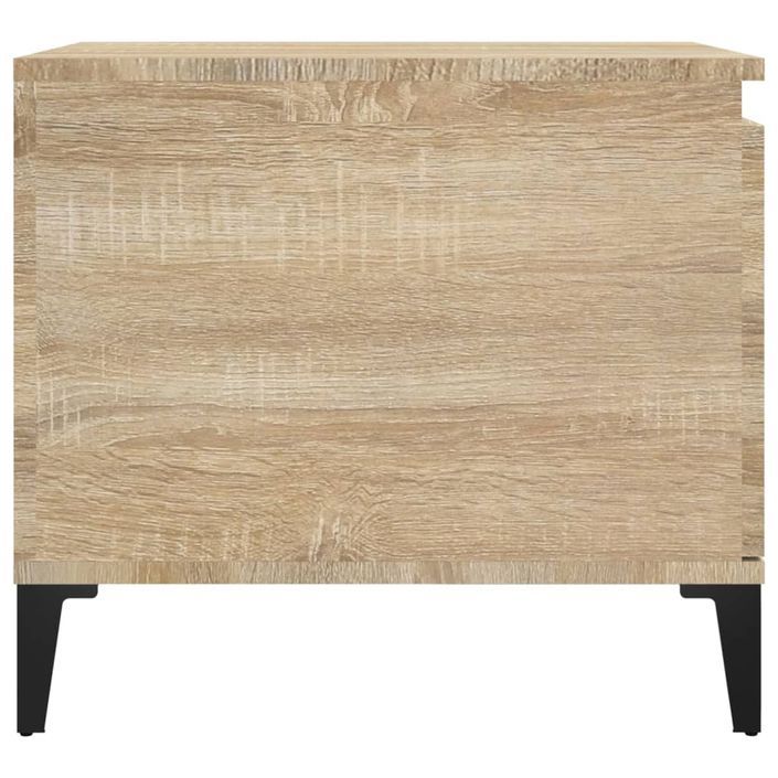 Table basse Chêne sonoma 100x50x45 cm Bois d'ingénierie - Photo n°7