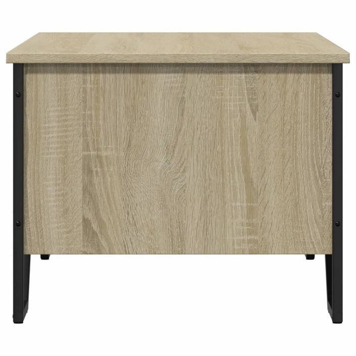 Table basse chêne sonoma 100x51x40 cm bois d'ingénierie - Photo n°6