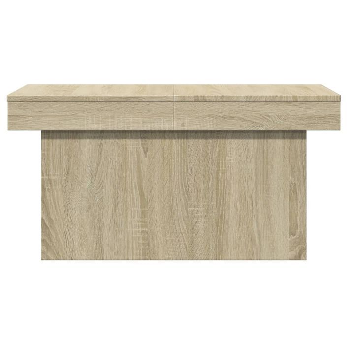 Table basse chêne sonoma 100x55x40 cm bois d'ingénierie - Photo n°5