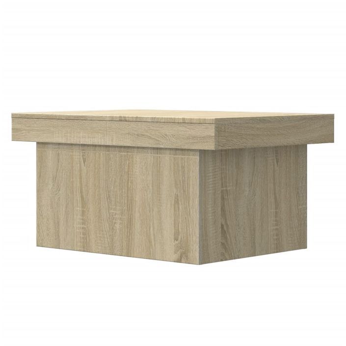 Table basse chêne sonoma 100x55x40 cm bois d'ingénierie - Photo n°7