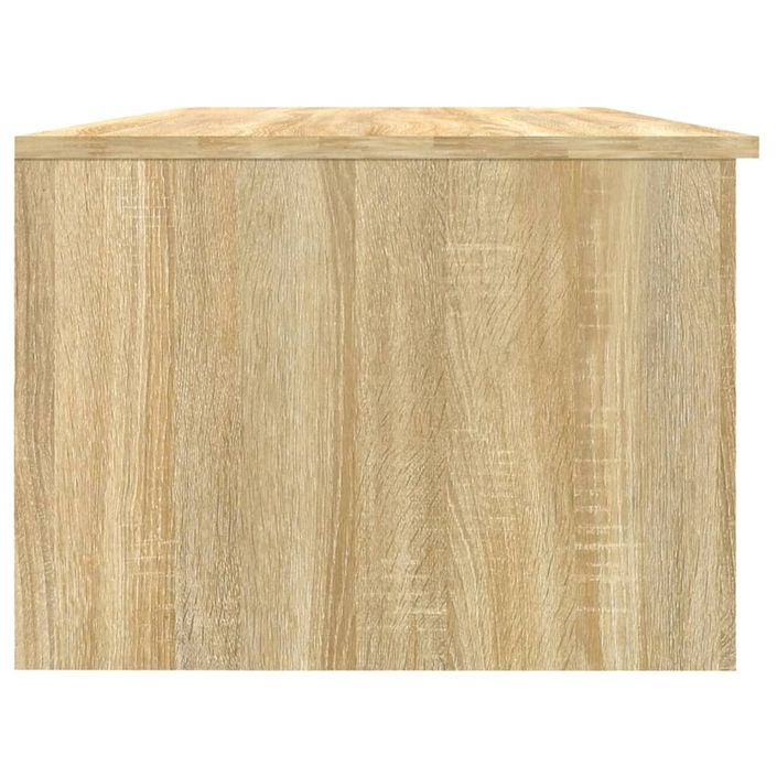 Table basse chêne sonoma 102x50x36 cm bois d'ingénierie - Photo n°4