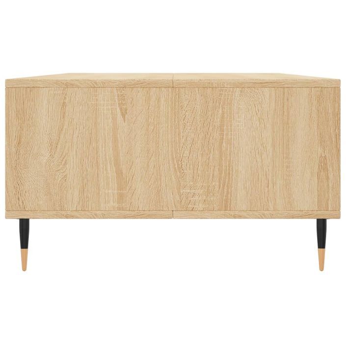 Table basse chêne sonoma 104x60x35 cm bois d'ingénierie - Photo n°7