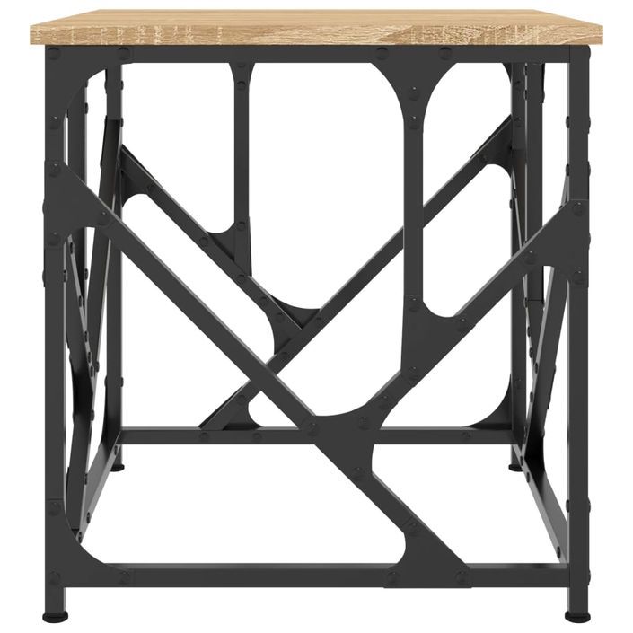 Table basse chêne sonoma 45x45x47,5 cm bois d'ingénierie - Photo n°4