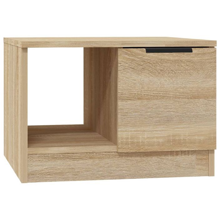 Table basse chêne sonoma 50x50x36 cm bois d'ingénierie - Photo n°2