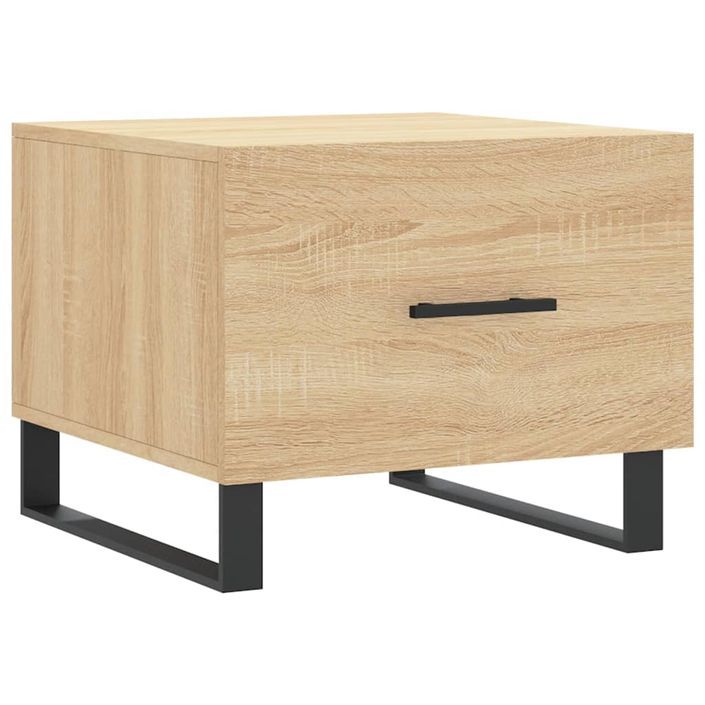 Table basse Chêne sonoma 50x50x40 cm Bois d'ingénierie - Photo n°1