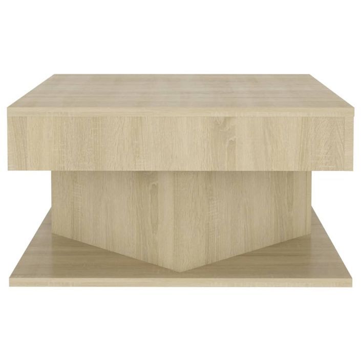 Table basse Chêne sonoma 57x57x30 cm - Photo n°4