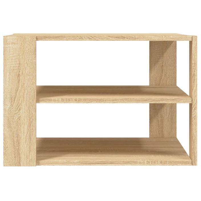 Table basse chêne sonoma 59,5x59,5x40 cm bois d'ingénierie - Photo n°4