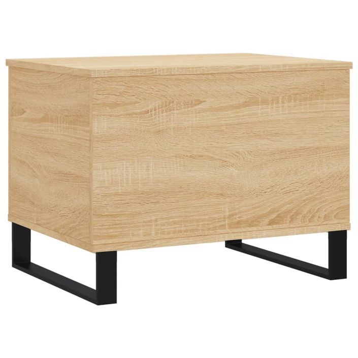 Table basse Chêne sonoma 60x44,5x45 cm Bois d'ingénierie - Photo n°5