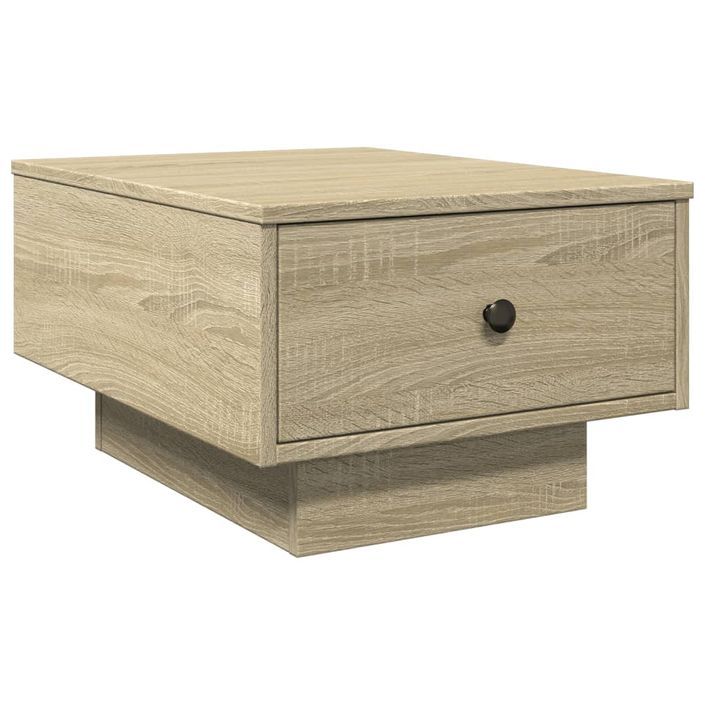 Table basse chêne sonoma 60x45x31 cm bois d'ingénierie - Photo n°2