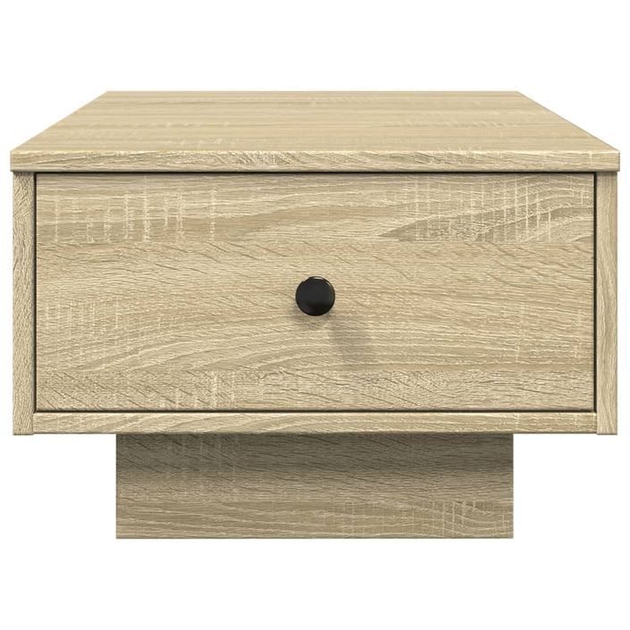 Table basse chêne sonoma 60x45x31 cm bois d'ingénierie - Photo n°4