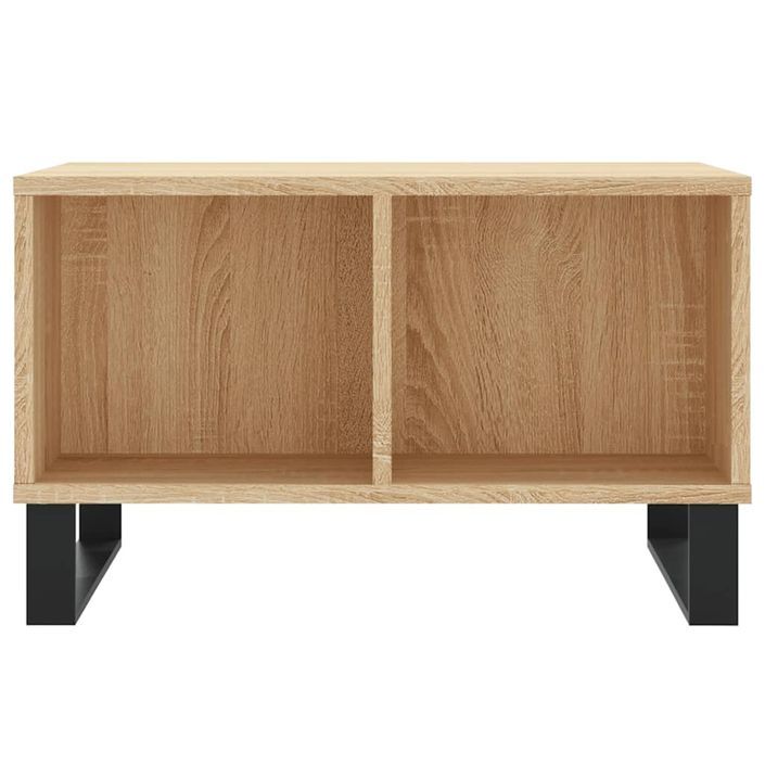 Table basse Chêne sonoma 60x50x36,5 cm Bois d'ingénierie - Photo n°4