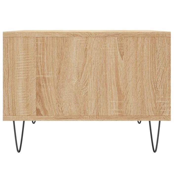 Table basse Chêne sonoma 60x50x36,5 cm Bois d'ingénierie - Photo n°5