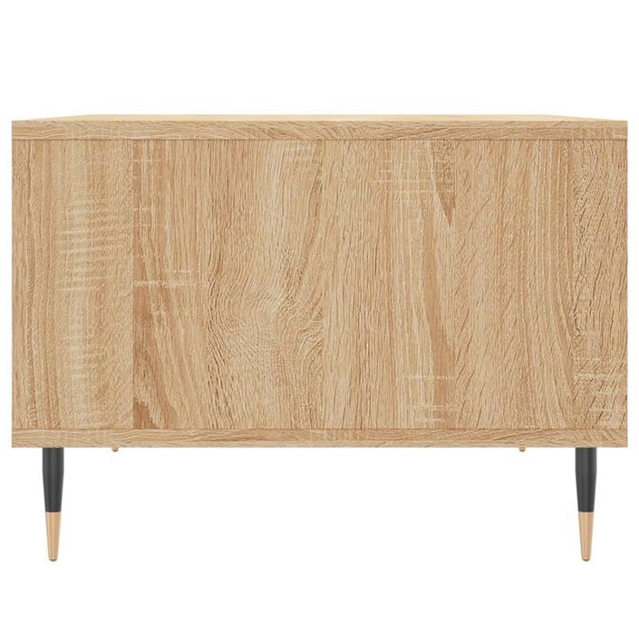 Table basse Chêne sonoma 60x50x36,5 cm Bois d'ingénierie - Photo n°5