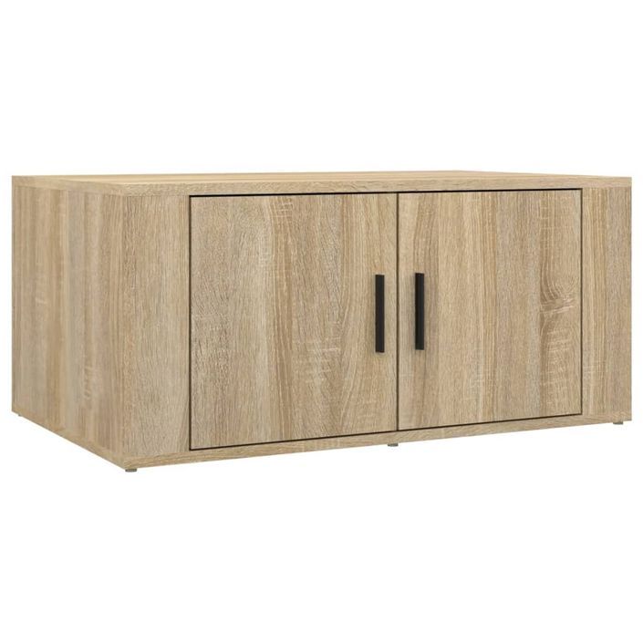 Table basse Chêne sonoma 80x50x36 cm Bois d'ingénierie - Photo n°1