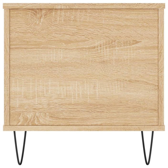 Table basse Chêne sonoma 90x44,5x45 cm Bois d'ingénierie - Photo n°7