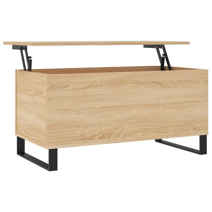 Table basse Chêne sonoma 90x44,5x45 cm Bois d'ingénierie - Photo n°1