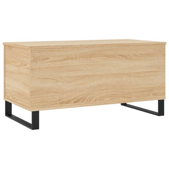 Table basse Chêne sonoma 90x44,5x45 cm Bois d'ingénierie - Photo n°5