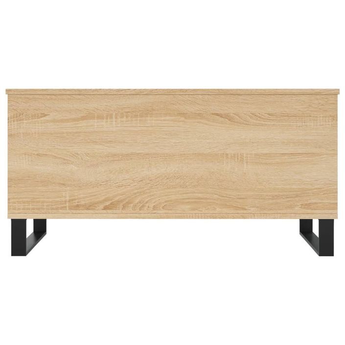 Table basse Chêne sonoma 90x44,5x45 cm Bois d'ingénierie - Photo n°6