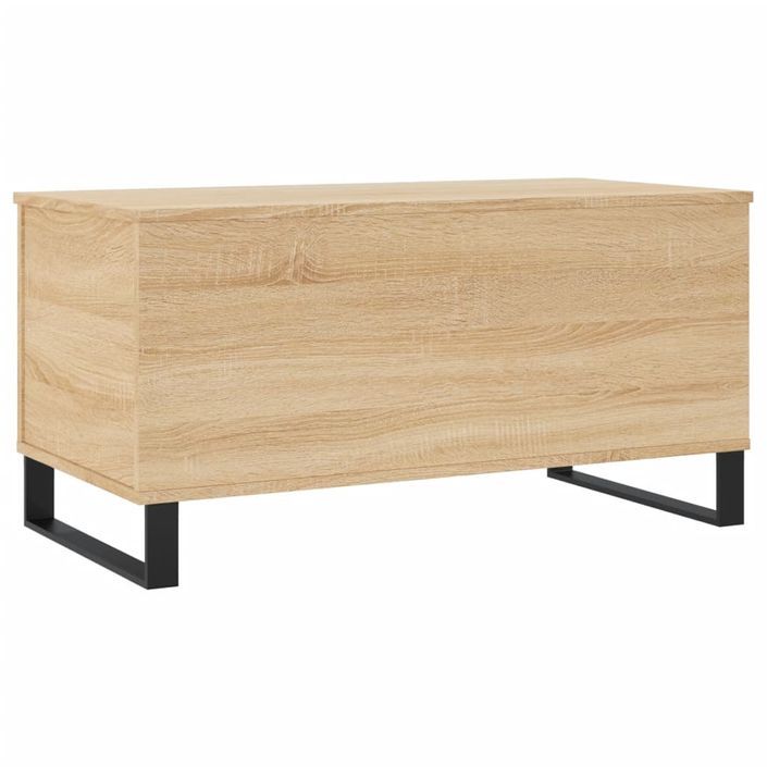 Table basse Chêne sonoma 90x44,5x45 cm Bois d'ingénierie - Photo n°8