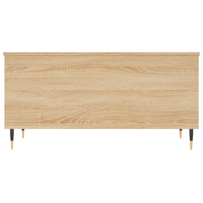 Table basse Chêne sonoma 90x44,5x45 cm Bois d'ingénierie - Photo n°6