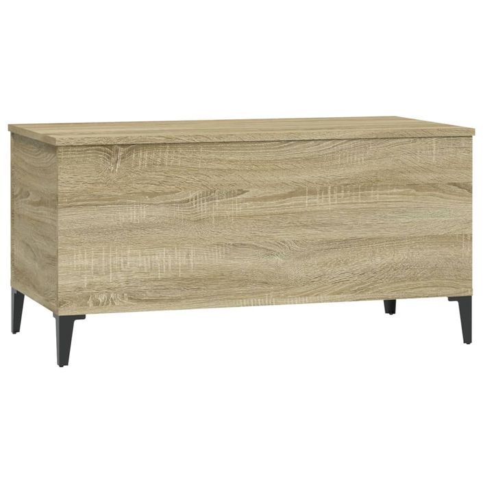 Table basse Chêne sonoma 90x44,5x45 cm Bois d'ingénierie - Photo n°6