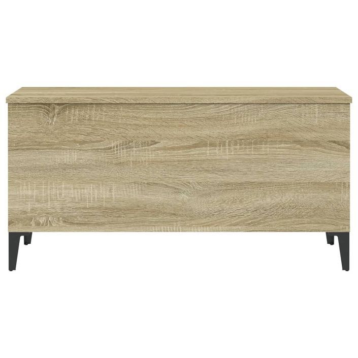 Table basse Chêne sonoma 90x44,5x45 cm Bois d'ingénierie - Photo n°7