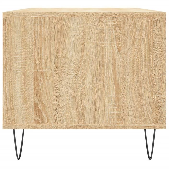 Table basse Chêne sonoma 90x49x45 cm Bois d'ingénierie - Photo n°7